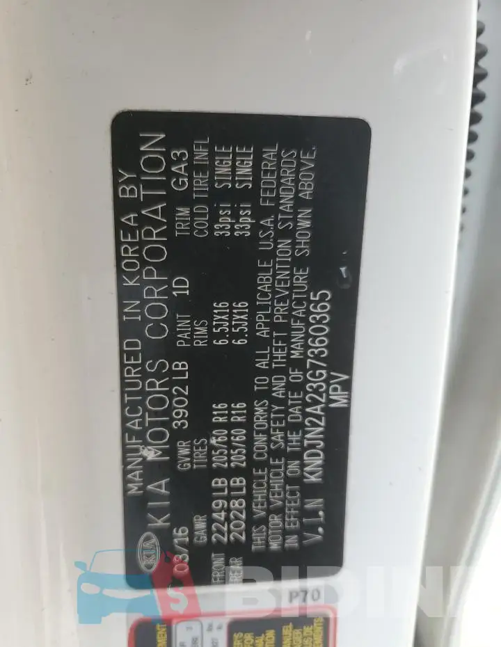 KNDJN2A23G7360365 Photo# 13
