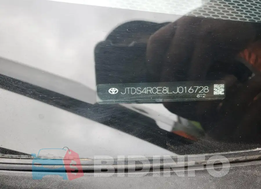 JTDS4RCE8LJ016728 Photo# 13