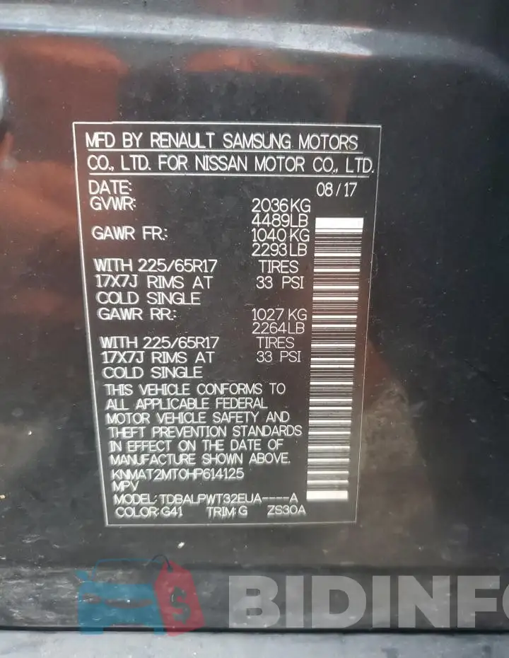 KNMAT2MT0HP614125 Photo# 14