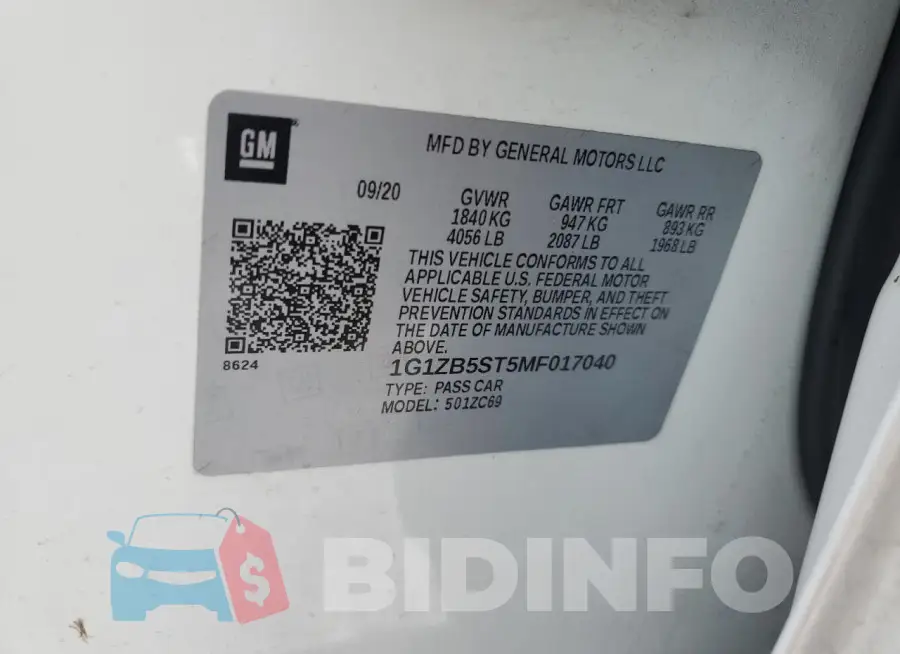 1G1ZB5ST5MF017040 Photo# 12