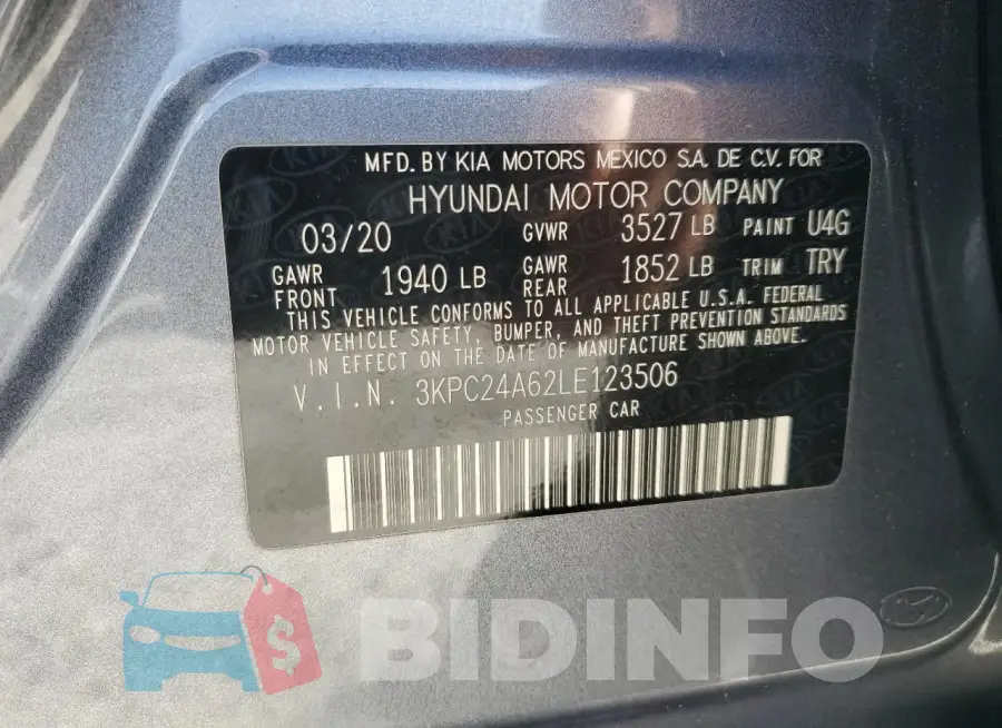 3KPC24A62LE123506 Photo# 12