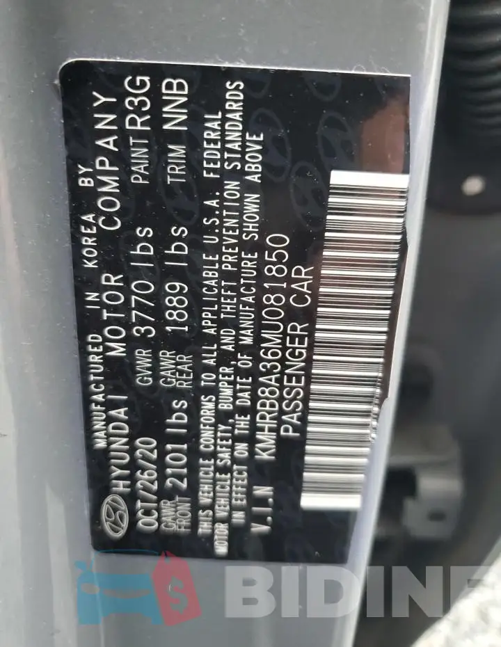 KMHRB8A36MU081850 Photo# 12