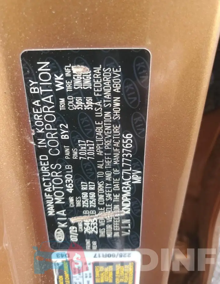 KNDPM3AC7L7737656 Photo# 13