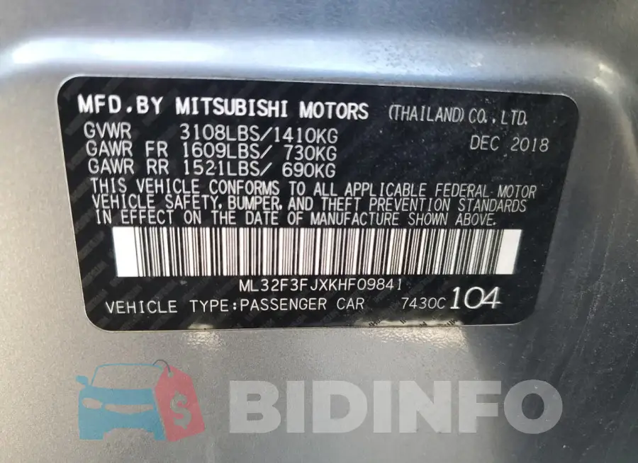ML32F3FJXKHF09841 Photo# 12
