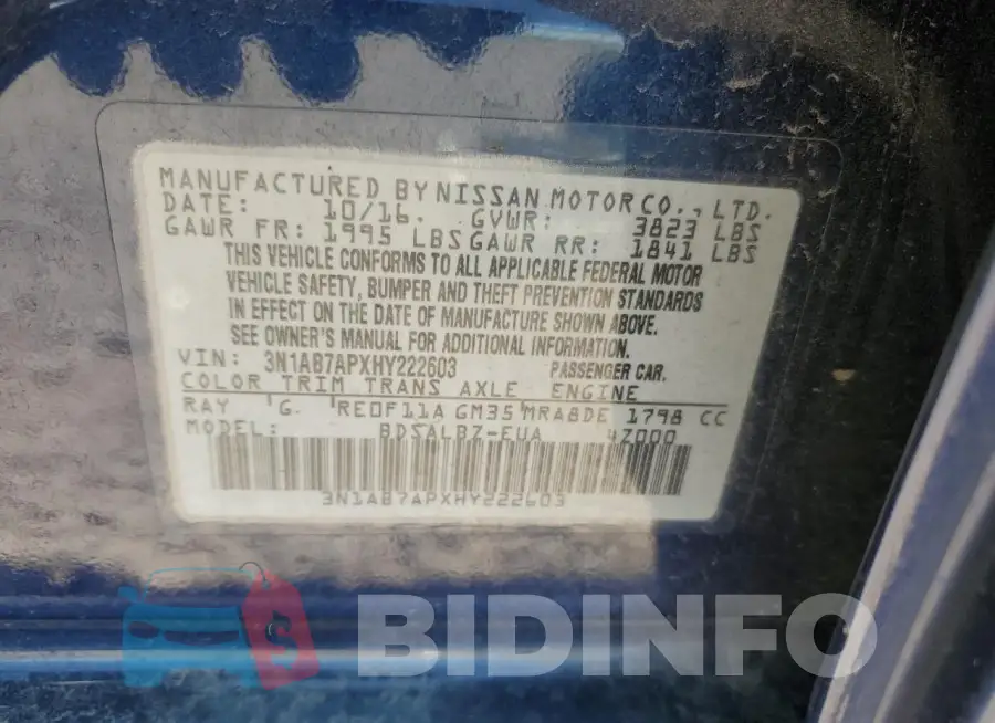 3N1AB7APXHY222603 Photo# 12