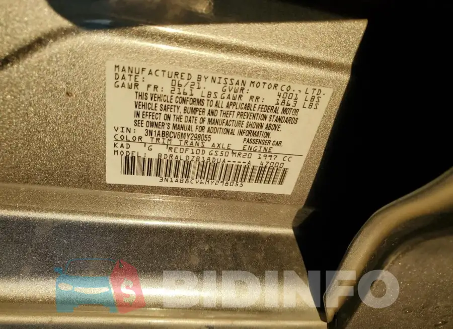 3N1AB8CV6MY298055 Photo# 12