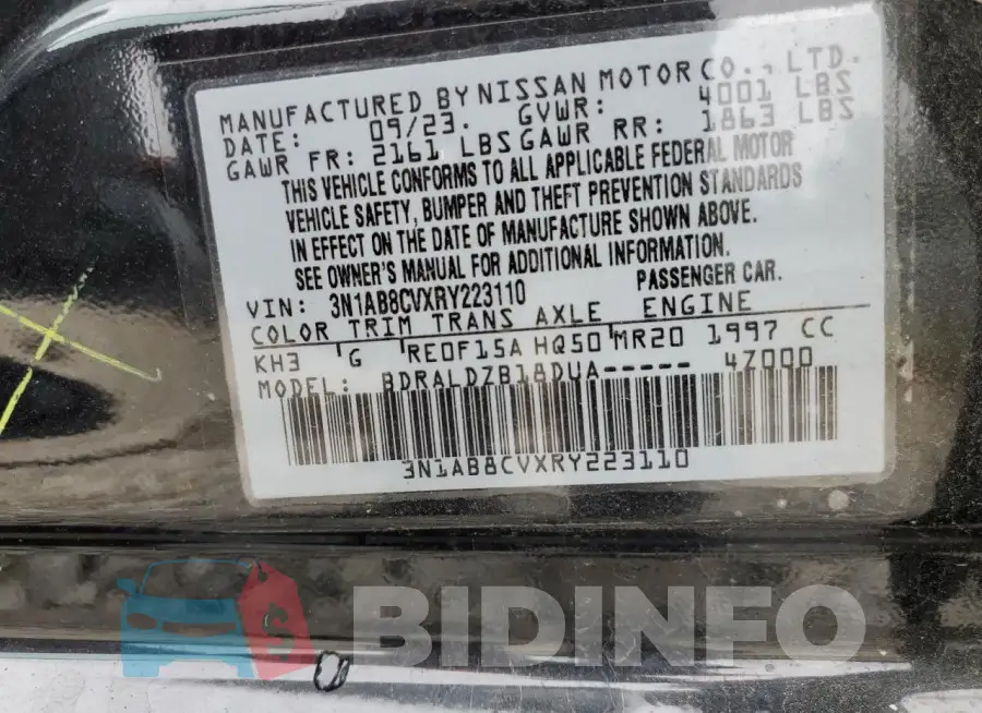 3N1AB8CVXRY223110 Photo# 12