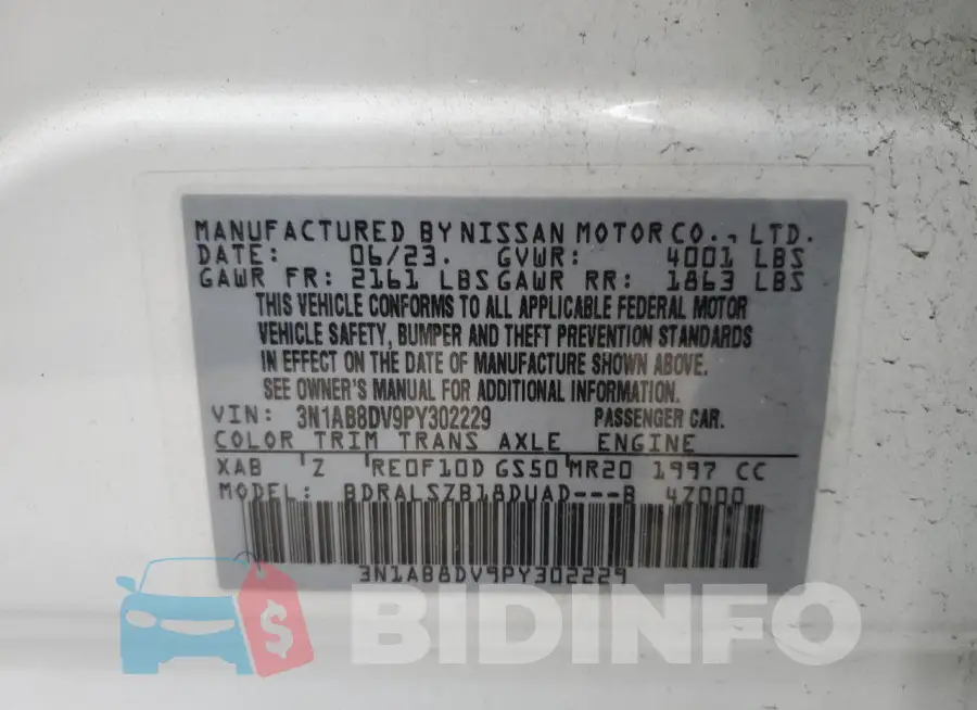 3N1AB8DV9PY302229 Photo# 12