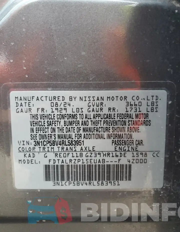 3N1CP5BV4RL583951 Photo# 14