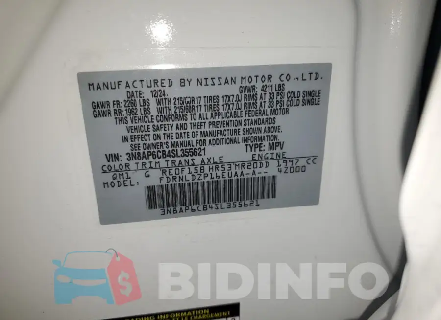 3N8AP6CB4SL355621 Photo# 13