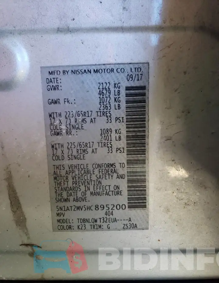 5N1AT2MV5HC895200 Photo# 13