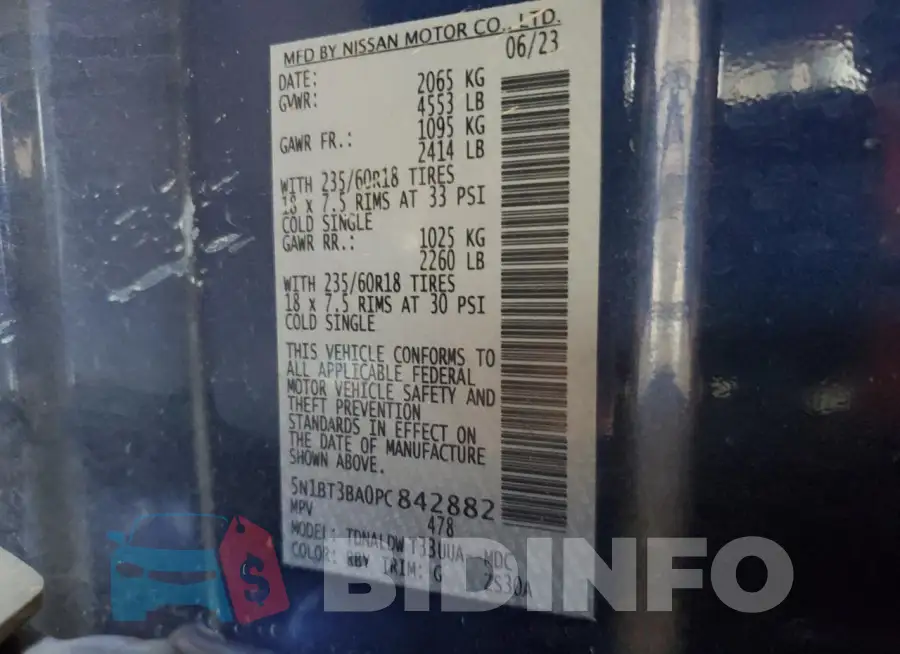 5N1BT3BA0PC842882 Photo# 13