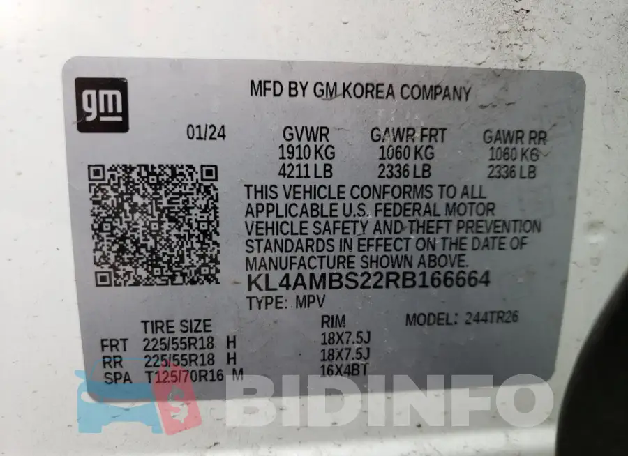 KL4AMBS22RB166664 Photo# 13