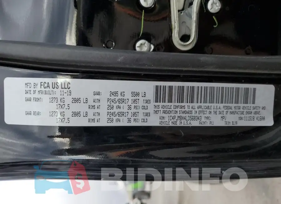 1C4PJMBX4LD568343 Photo# 14