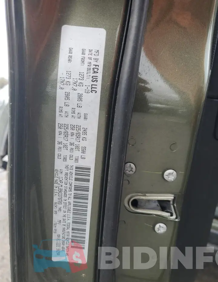 1C4PJMLB9KD378703 Photo# 13