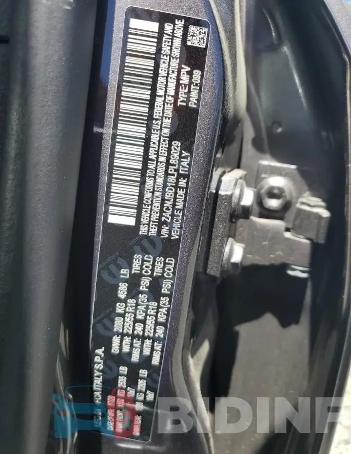 ZACNJBD18LPL89029 Photo# 13