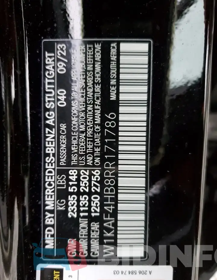 W1KAF4HB8RR171786 Photo# 12