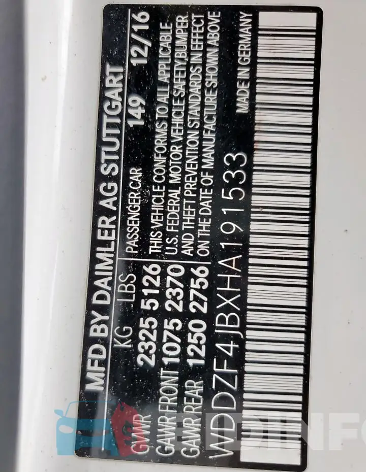 WDDZF4JBXHA191533 Photo# 12