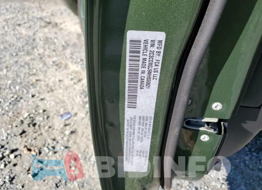 2C3CDXGJ9MH550621 Photo# 12