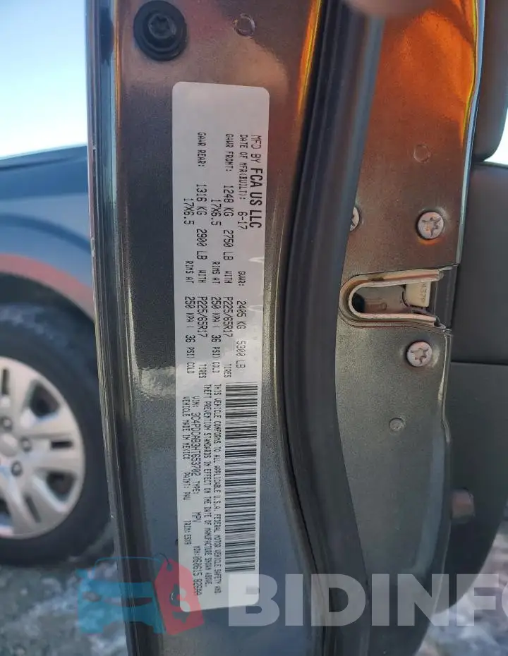 3C4PDCAB3HT653702 Photo# 14