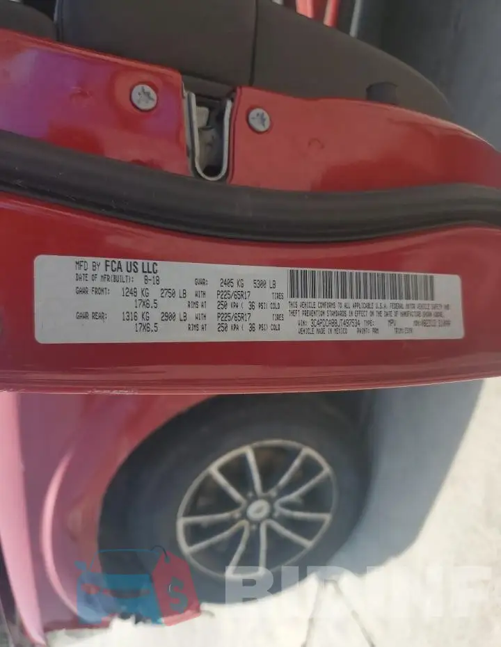 3C4PDCAB8JT497534 Photo# 14
