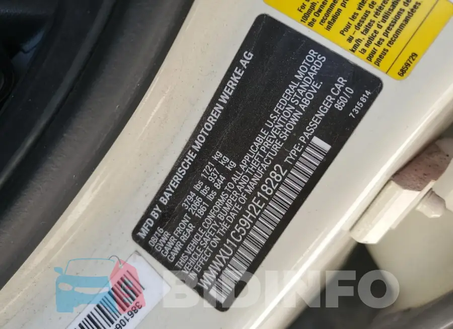 WMWXU1C59H2E18282 Photo# 12