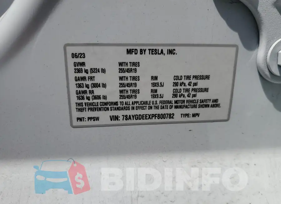7SAYGDEEXPF800782 Photo# 12