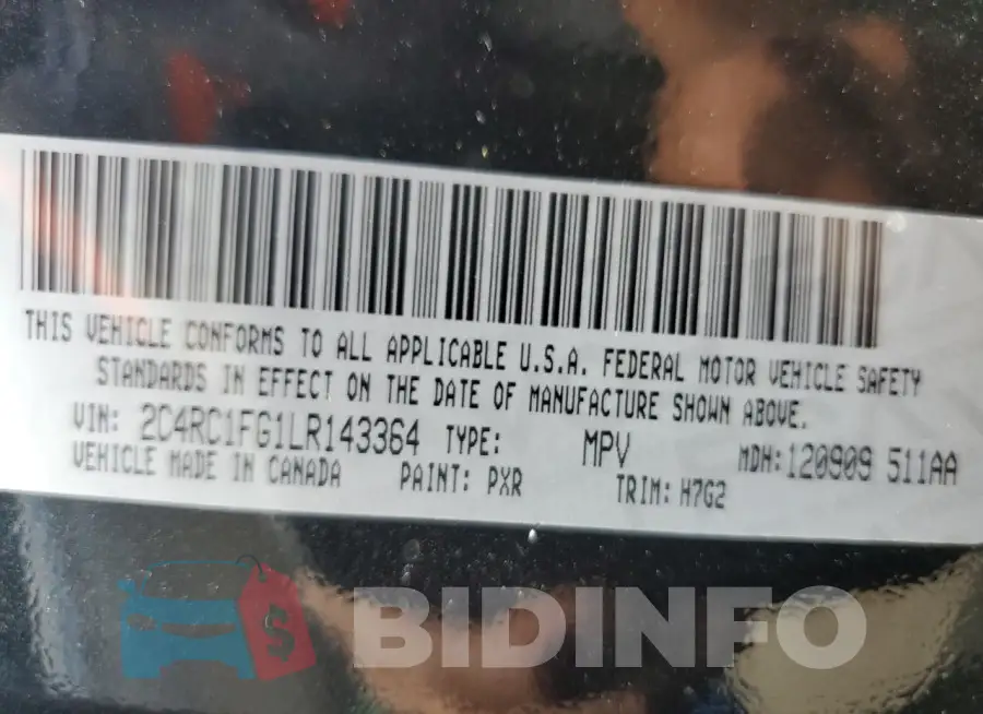 2C4RC1FG1LR143364 Photo# 13