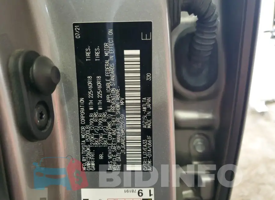 JTJGARDZ6M5029159 Photo# 13