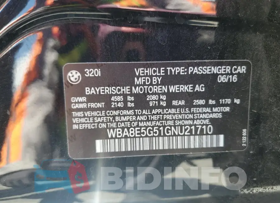 WBA8E5G51GNU21710 Photo# 12