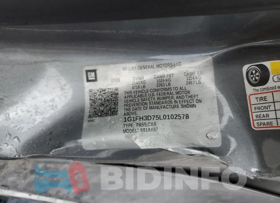 1G1FH3D75L0102578 Photo# 13