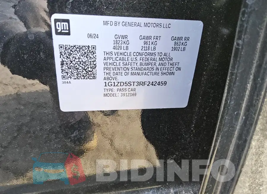 1G1ZD5ST3RF242459 Photo# 13