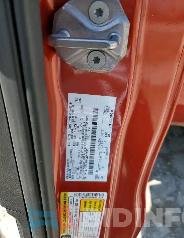 1FTER1FH8NLD47130 Photo# 13