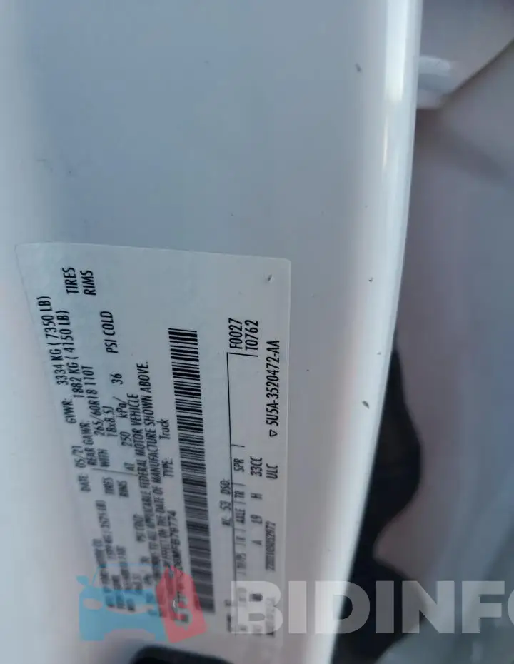 1FTFW1CD6MFB79774 Photo# 12