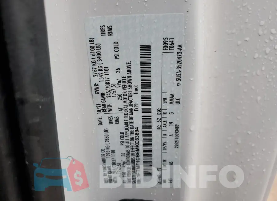 1FTMF1CB6MKE83894 Photo# 13