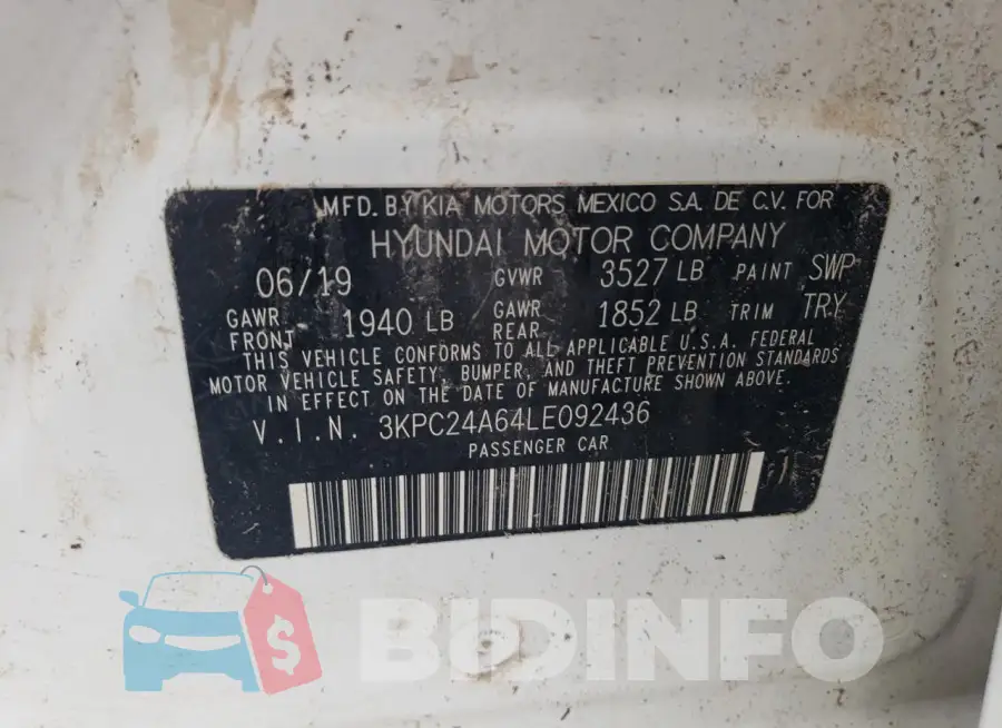 3KPC24A64LE092436 Photo# 13