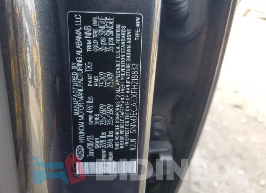 5NMJECAEXPH218832 Photo# 13