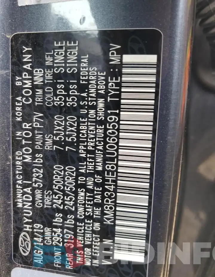 KM8R34HE8LU060591 Photo# 13