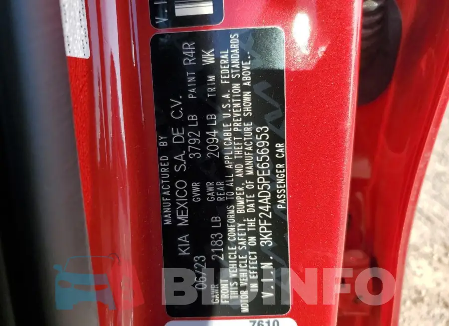3KPF24AD5PE656953 Photo# 12