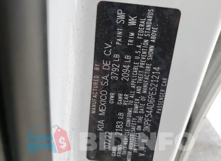 3KPF54AD6PE521214 Photo# 12