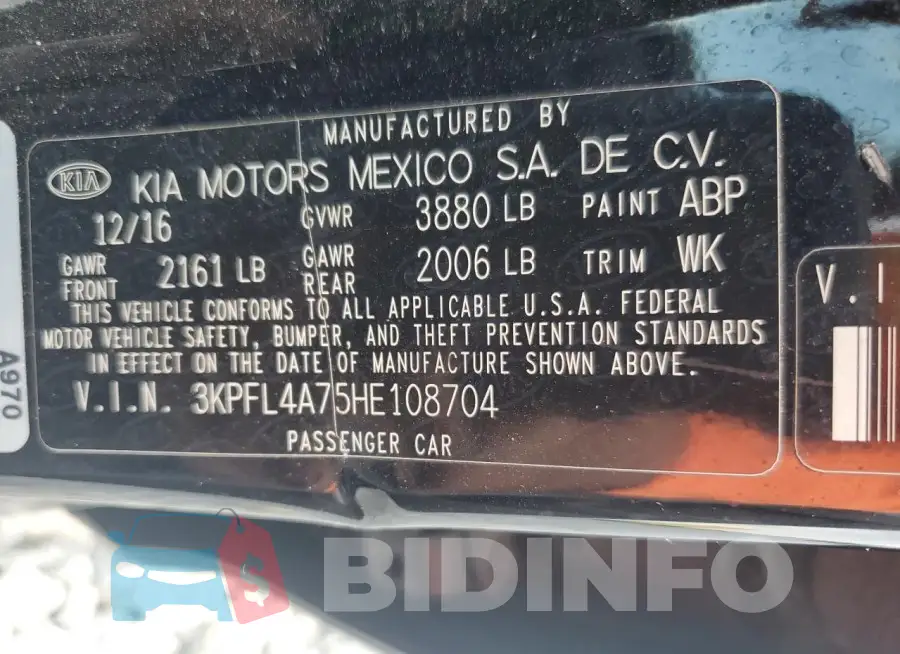 3KPFL4A75HE108704 Photo# 12