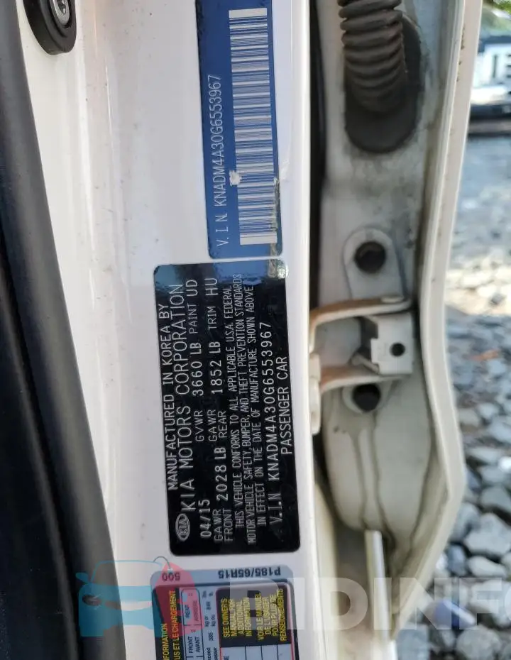 KNADM4A30G6553967 Photo# 13