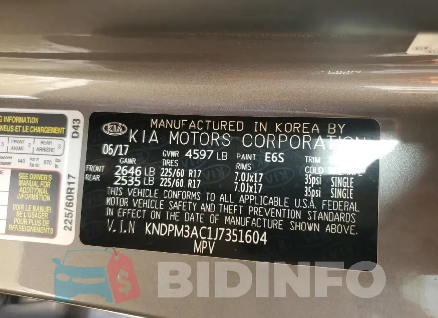 KNDPM3AC1J7351604 Photo# 14