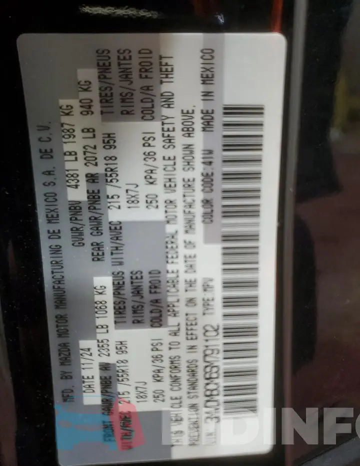 3MVDMBCM6SM791102 Photo# 13
