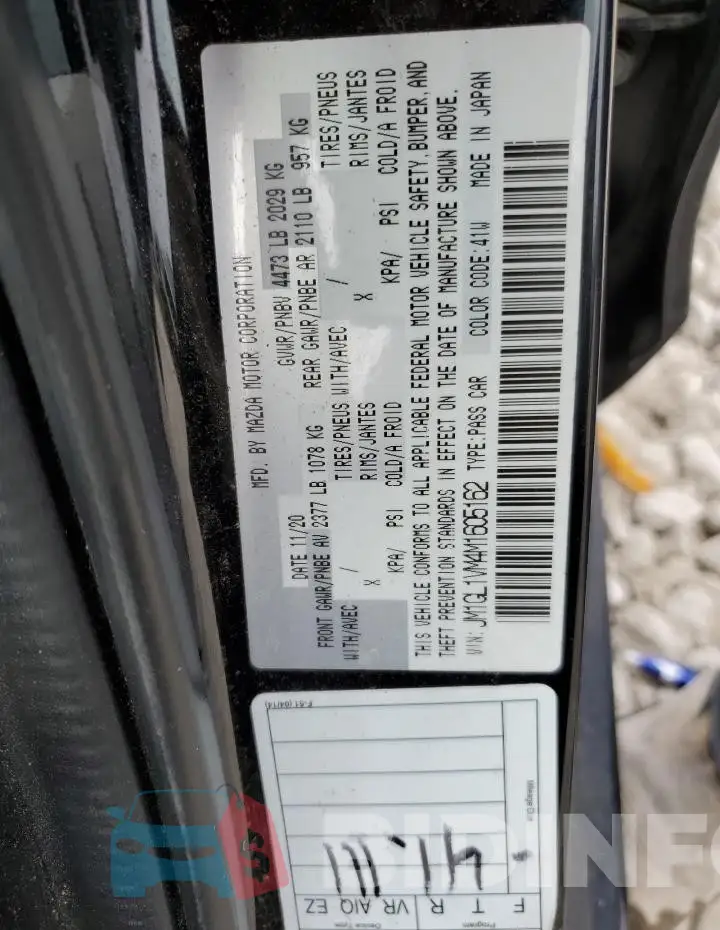 JM1GL1VM4M1605162 Photo# 12