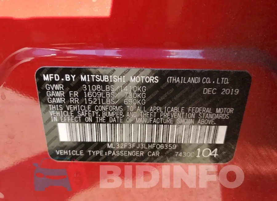 ML32F3FJ3LHF06359 Photo# 12