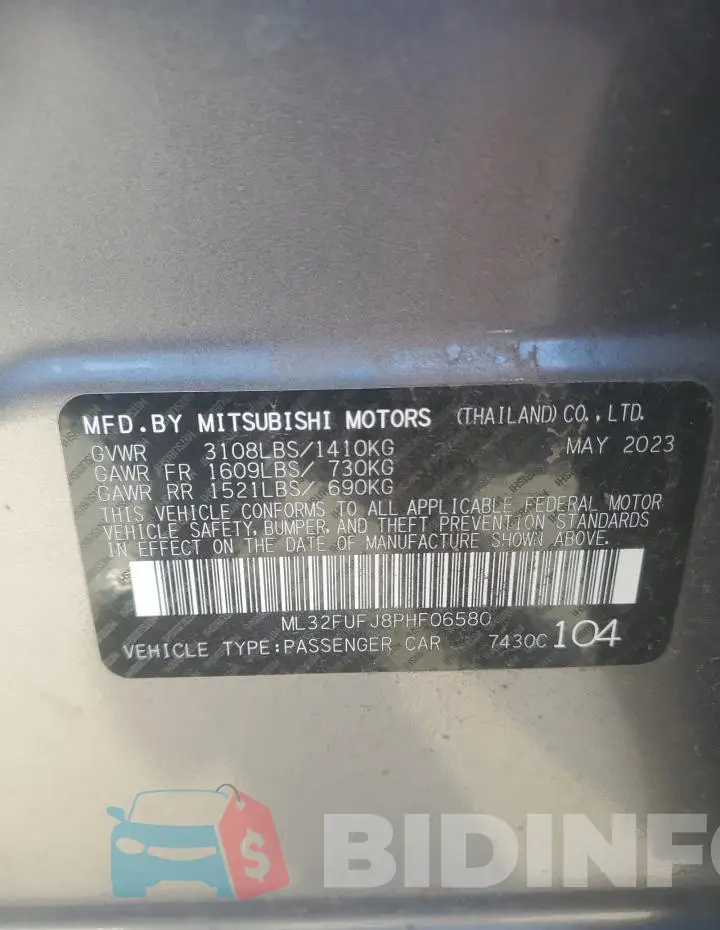 ML32FUFJ8PHF06580 Photo# 12