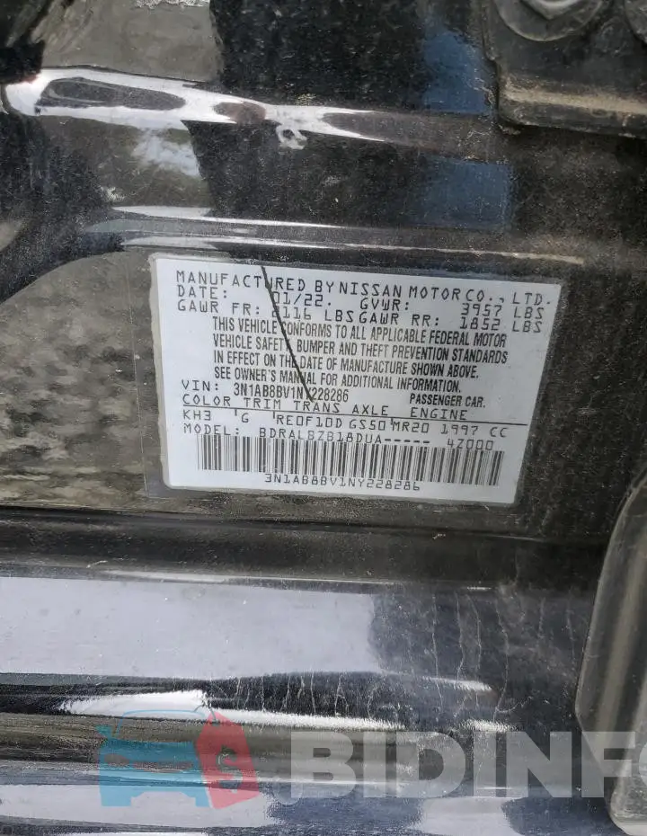 3N1AB8BV1NY228286 Photo# 12