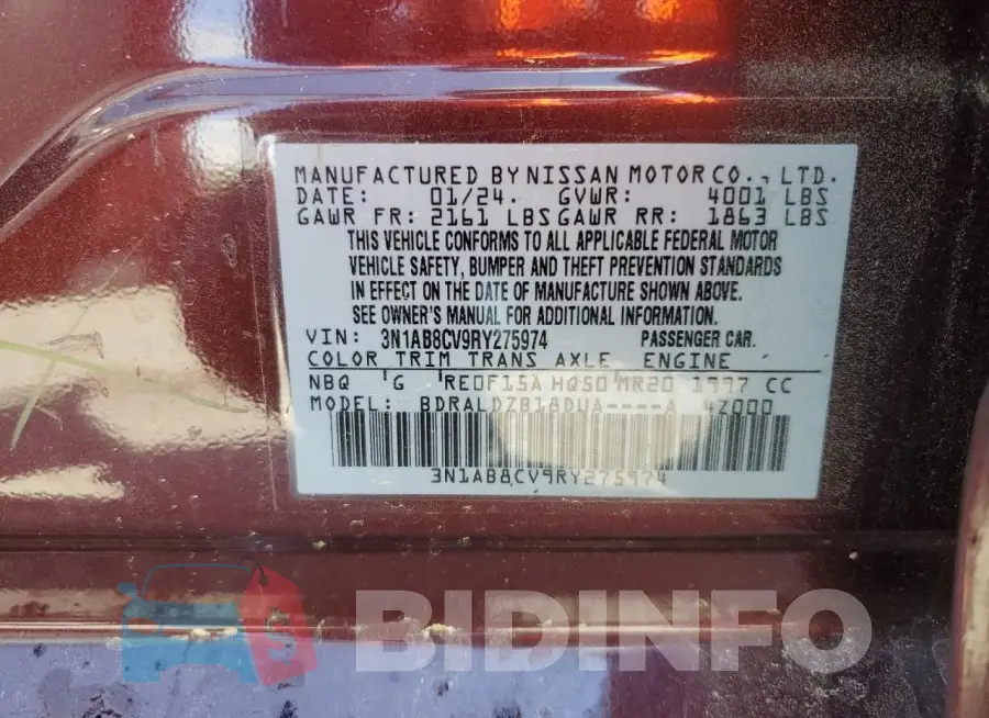 3N1AB8CV9RY275974 Photo# 12