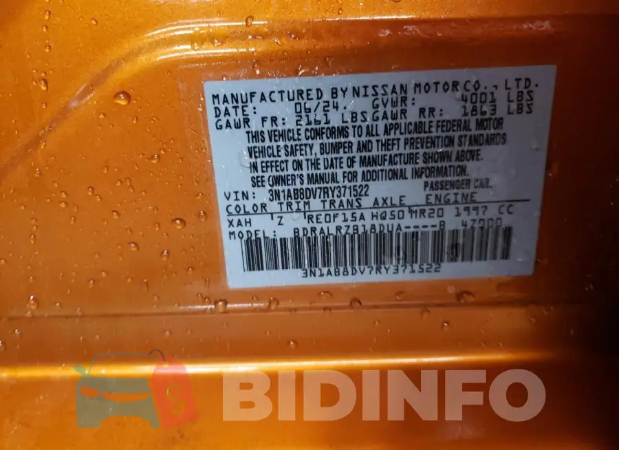 3N1AB8DV7RY371522 Photo# 12